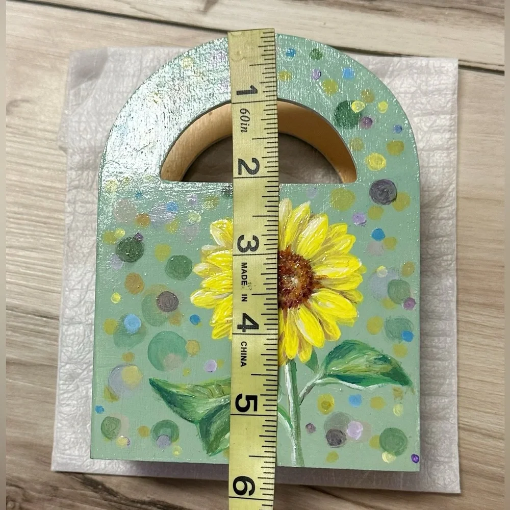 New Painted wooden Handle Box